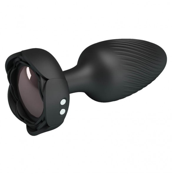 Pretty Love - Varian RGB Light Vibrating Anal Plug (Chargeable - Black) Pretty Love - Varian RGB Light Vibrating Anal Plug (Chargeable - Black)